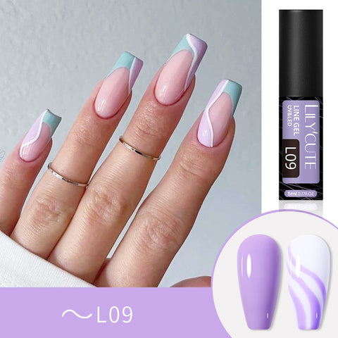 5ml Metallic Painting Liner Gel Polish