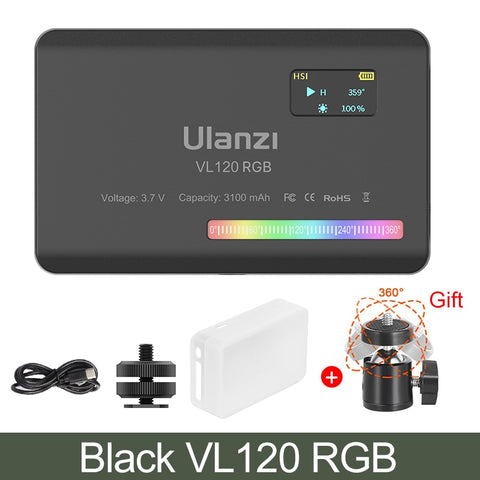Ulanzi VL120 RGB LED Video Camera Light