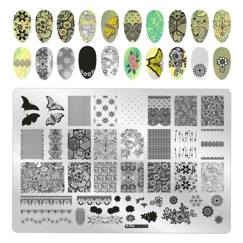 9.5X14.5cm Big Size Nail Stamping Plates