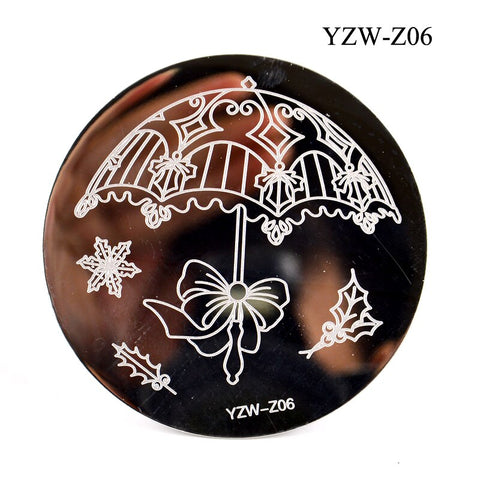3 Sizes Flower Geometry Nail Stamping Plates
