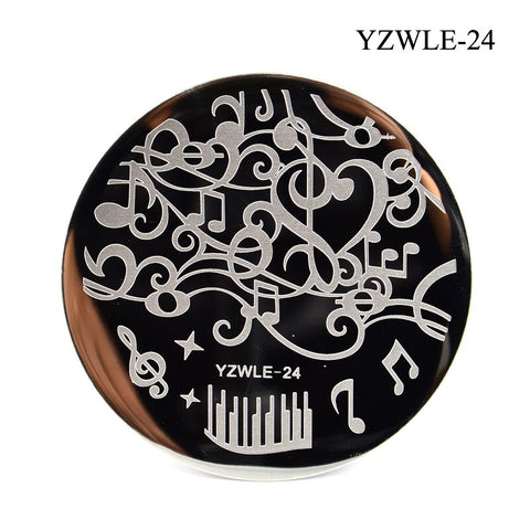 3 Sizes Flower Geometry Nail Stamping Plates