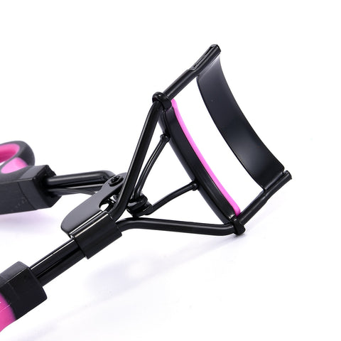 Purple Frosted Handle Eyelashes Clip