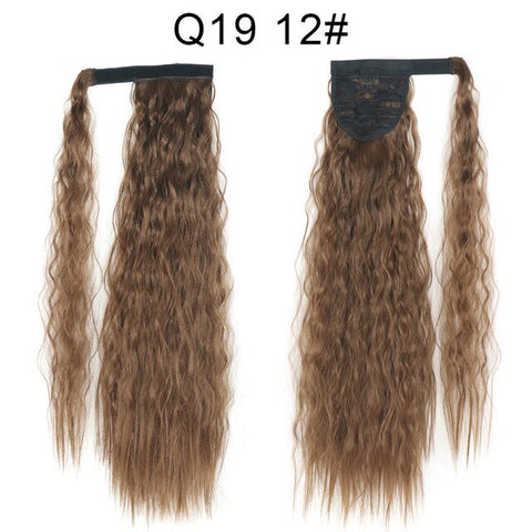 New Natural Hairpiece Headwear Hair Brown Grey