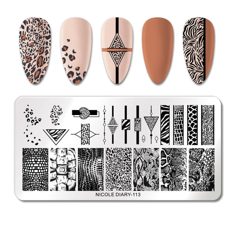 New Space Planet Moon Star Nail Stamping Plates