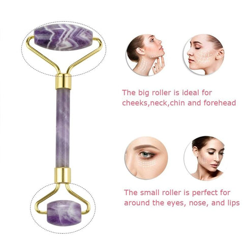 Amethyst Facial Stone Roller