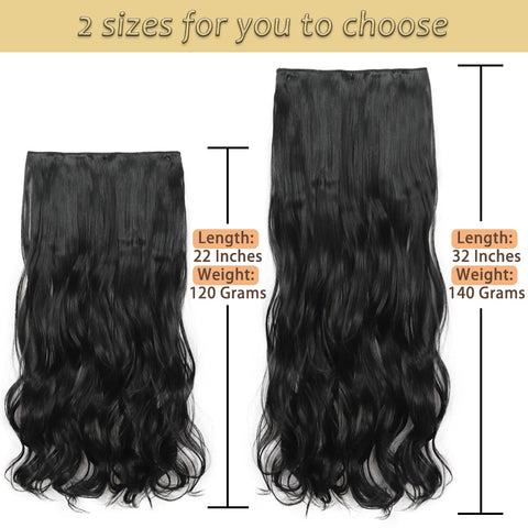 22Inch/32Inch Clip On Hair Extensions
