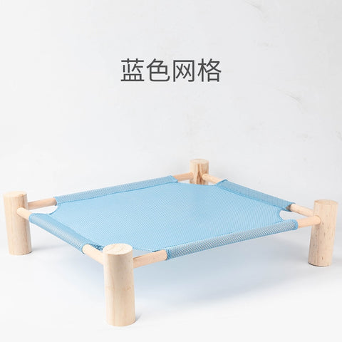 Wood Canvas Cat Lounge Bed