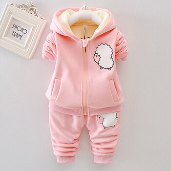 Cute Sheep Winter Baby Clothing Set