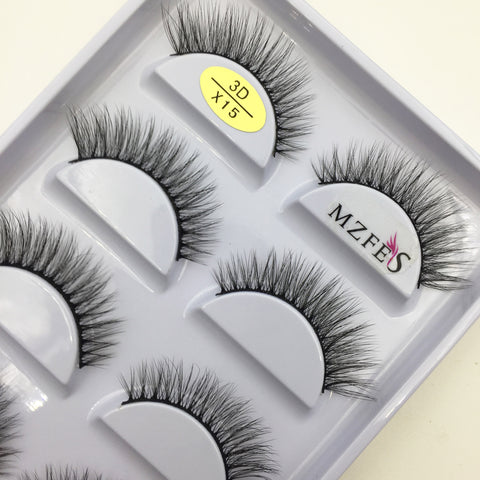 New Natural 3D Mink False Eyelashes