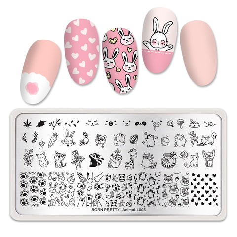 New 12*6cm Nail Art Templates
