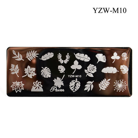 3 Sizes Flower Geometry Nail Stamping Plates