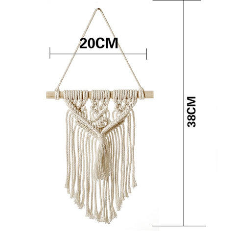 Nordic Star Moon Macrame
