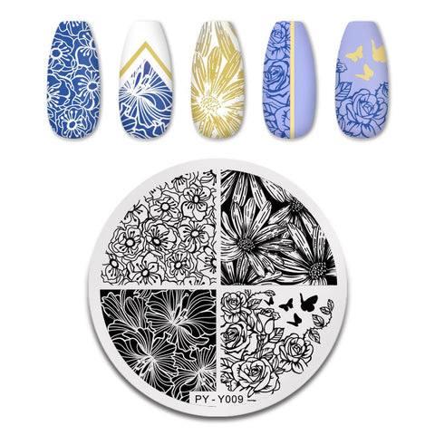 12*6cm Nail Art Templates Stamping Plate