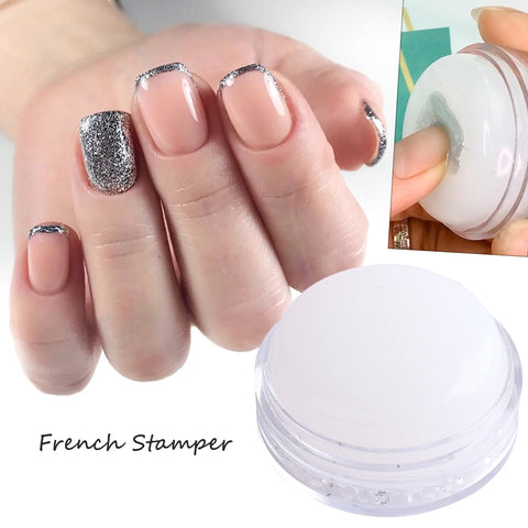 French Mold Nail Art Stamper with Cap