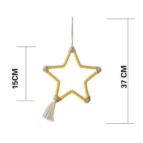 Nordic Star Moon Macrame