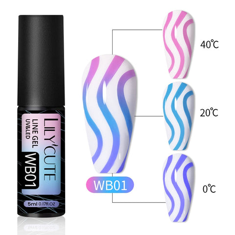 5ml Metallic Painting Liner Gel Polish