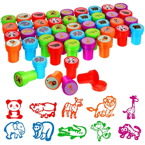 10pcs Self-ink Stamps Children Toy