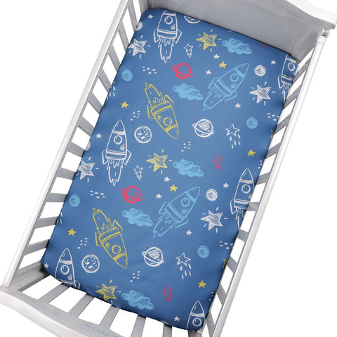 Newborn Baby Microfabric Crib Fitted Bedding