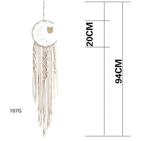 Nordic Star Moon Macrame