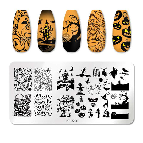New Halloween Nail Stamping Plates