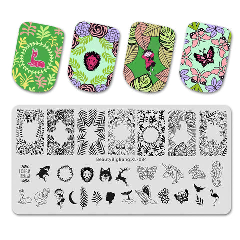 New Beauty Big Bang Animal Image Nail Art
