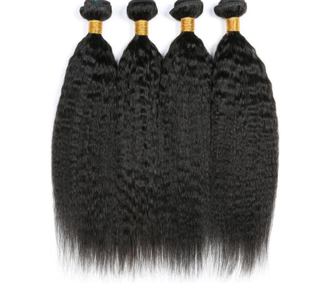 Kinky Straight Bundles Brazilian Remy Hair