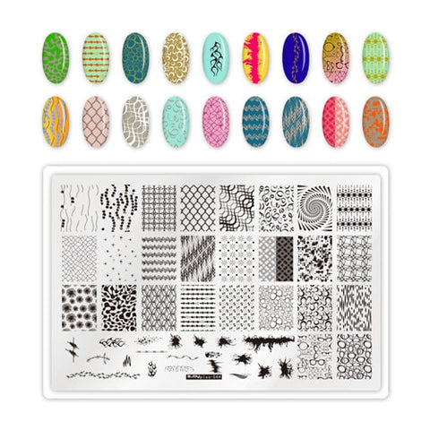 9.5X14.5cm Big Size Nail Stamping Plates