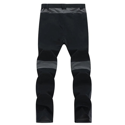 Men Hiking Camping Pants Wear-Resistant Quick Dry Anti-UV Pant Waterproof Elastic Trousers