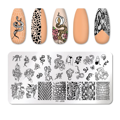New Geometry Nail Stamping Plates