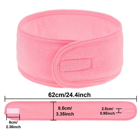 Adjustable Facial Headband with 1 Mask Brush
