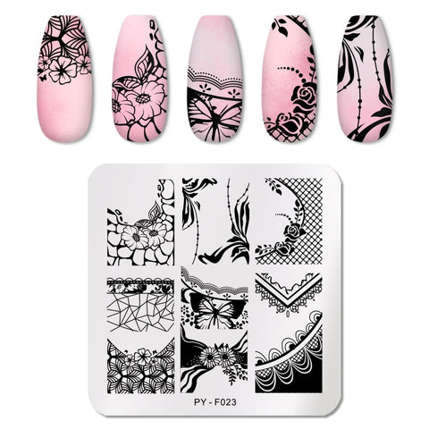 12*6cm Nail Art Templates Stamping Plate