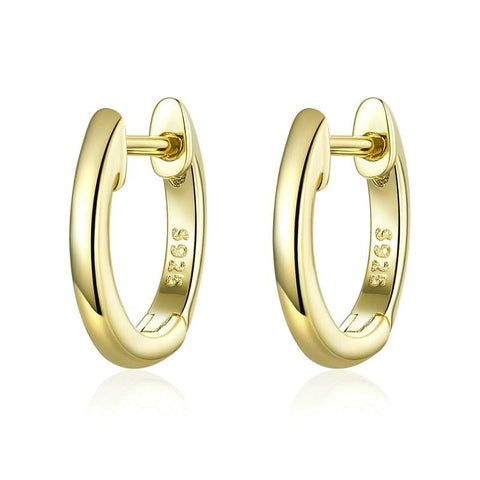 925 Sterling Silver Small Ear Hoops Earrings