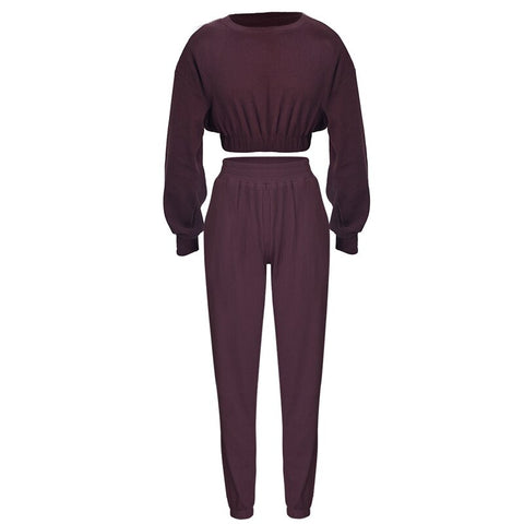 Women Yoga Fitness Two Piece Set