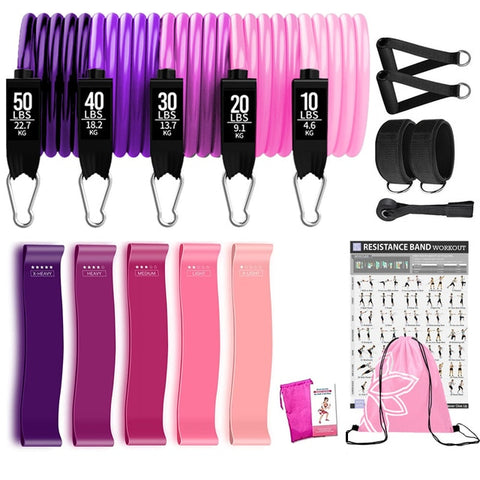 11 pieces Resistance Bands Set