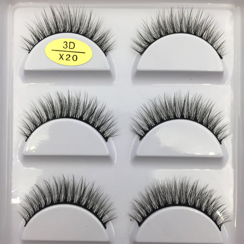 New Natural 3D Mink False Eyelashes