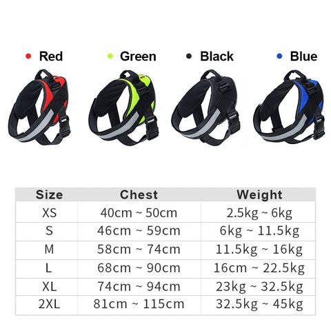 Nylon Heavy Duty Dog Harness Vest