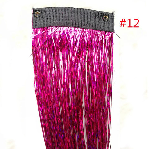 Rainbow Shiny Sparkle Hair Tinsel Kit