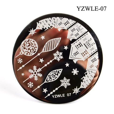 3 Sizes Flower Geometry Nail Stamping Plates
