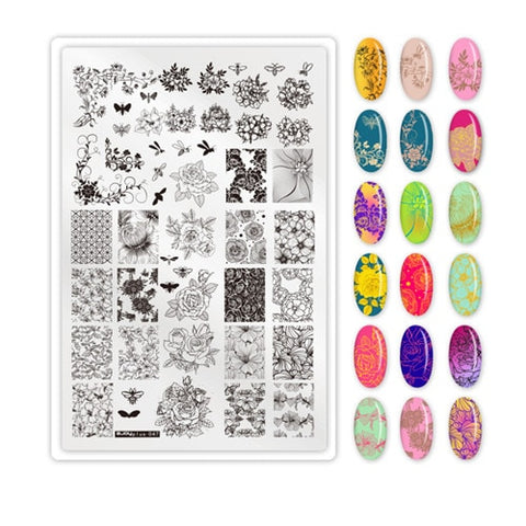 9.5X14.5cm Big Size Nail Stamping Plates
