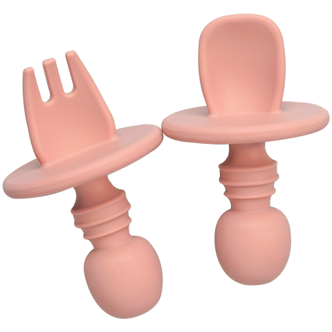 Baby Mini Silicone Fork Spoon