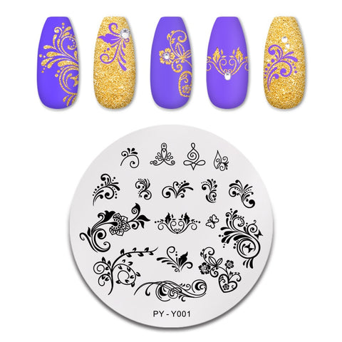 New Geometry Nail Stamping Plates