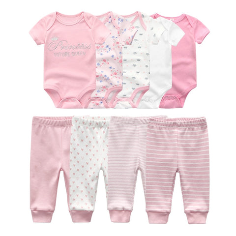6/9/10PCS Baby Girl Clothes