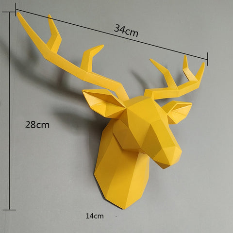 Home Decoration 3D Deer Head