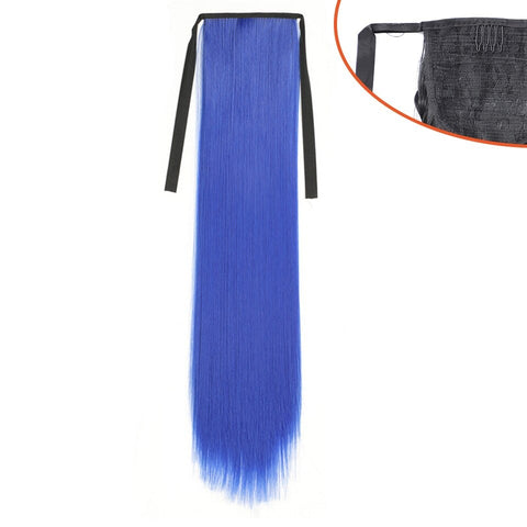 New Long Straight Pony Tail Synthetic Hair