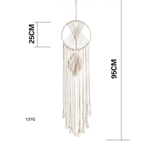 Nordic Star Moon Macrame