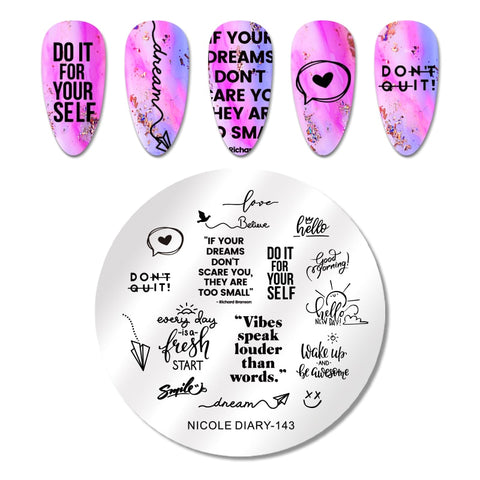 New Snake Leopard Nail Stamping Plates