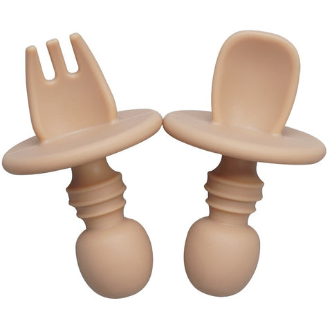 Baby Mini Silicone Fork Spoon