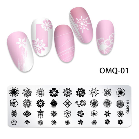New Nail Art Templates Stamping Plate