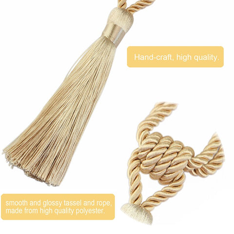 1Pc Handmade Tassel Curtain Tieback