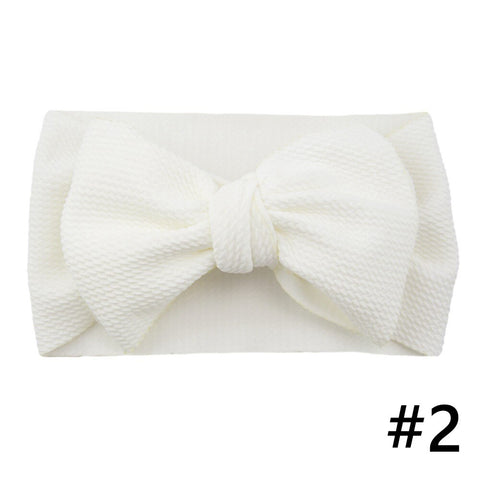 Baby Girls Big Bow Tie Hair Band